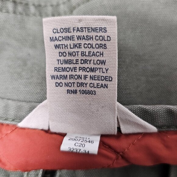 Duluth Trading Co Women's Can-Do Canvas Work Cotton Olive Barn Vest - Picture 10 of 11